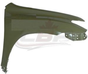 Fender Front Passenger Side Toyota Highlander 2011-2013 Base Model Without Antenna Hole Capa , TO1241237C