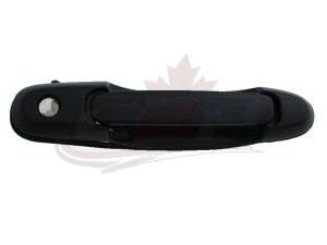 Door Handle Front Passenger Side Outer Toyota Sienna 1998-2003 Black , TO1311126