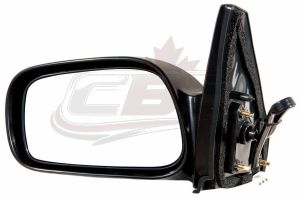 Mirror Driver Side Toyota Matrix 2003-2008 Power Non-Foldaway Gloss Black Ptm , TO1320207