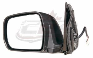 Mirror Driver Side Toyota Highlander 2001-2007 Power Heated Black , TO1320211