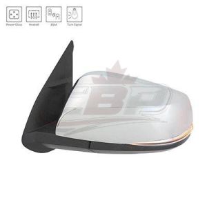 2016-2023 Toyota Tacoma Mirror Driver Side Power Htd Chrome , TO1320360