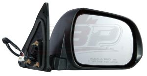 Mirror Passenger Side Toyota Highlander Hybrid 2008-2013 Power Heated Without Puddle Lamp Base/Sport Model , TO1321246