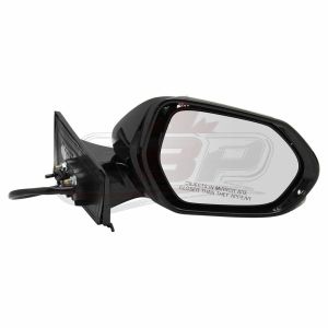 Mirror Passenger Side Toyota Prius Prime 2017-2019 Power Heated Ptm With Signal Without Blind Spot Manual Fold , TO1321369