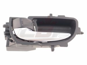 Door Handle Inner Front Driver Side Toyota Yaris Sedan 2007-2011 (Chrome Lever/Black Housing) , TO1352131