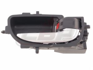 Door Handle Inner Front Passenger Side Toyota Yaris Sedan 2007-2011 (Chrome Lever/Black Housing) , TO1353131