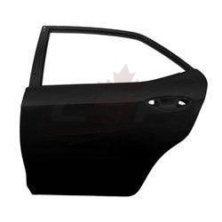 Door Rear Driver Side Toyota Corolla Sedan 2014-2019 Steel Economy Quality , TO1502103U