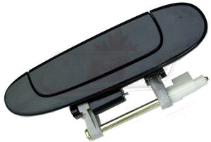 Door Handle Rear Passenger Side Outer Toyota Echo 2000-2005 (Black) , TO1521109