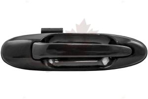 Door Handle Rear Passenger Side Outer Toyota Tundra 2000-2006 (Black) Double Cab , TO1521123