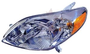 Head Lamp Driver Side Toyota Matrix 2003-2008 High Quality , TO2502140