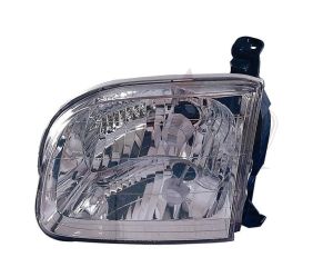 Head Lamp Driver Side Toyota Sequoia 2001-2004 (Tundra Double Cab) High Quality , TO2502144