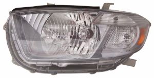 Head Lamp Driver Side Toyota Highlander 2008-2010 Sport Model With Smoked Lens Capa, To2502177C
