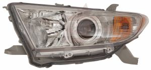 Head Lamp Driver Side Toyota Highlander 2011-2013 Capa