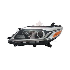 Head Lamp Driver Side Toyota Sienna 2015-2019 Halogen With Led Drl Xle/Ltd Capa, To2502230C