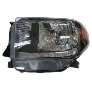 Head Lamp Driver Side Toyota Tundra 2018-2021 Halogen Without Smoked Bezel Capa, To2502260C