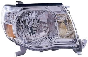 Head Lamp Passenger Side Toyota Tacoma 2005-2011 Without Sport Pkg Capa, To2503157C