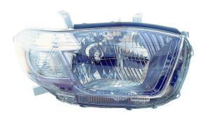 Head Lamp Passenger Side Toyota Highlander 2008-2010 Sport Mdl With Smoked Lens Capa, To2503177C
