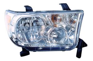 Head Lamp Passenger Side Toyota Tundra 2009-2013 With Level Adjuster High Quality , TO2503194