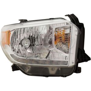 Head Lamp Passenger Side Toyota Tundra 2014-2017 With Led Drive Light With Auto Adjust Platinum/1794 Edition High Quality , TO2503220