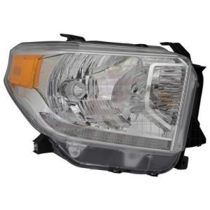 Head Lamp Passenger Side Toyota Tundra 2014-2017 With Led Drive Light With Auto Adjust Platinum/1794 Edition Capa, To2503220C