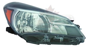 Head Lamp Passenger Side Toyota Yaris Hatchback 2015-2017 Halogen Ce/L/Le Capa, To2503226C