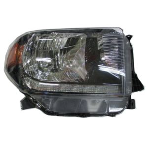 Head Lamp Passenger Side Toyota Tundra 2018-2021 Halogen Without Smoked Bezel Capa, To2503260C