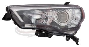 Head Lamp Driver Side Toyota 4Runner 2014-2021 Halogen With Chrome Trim/Black Bezel Capa, To2518150C
