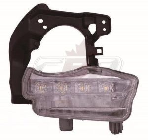 Daytime Running Lamp Passenger Side Toyota Highlander Hybrid 2014-2016 On Bumper High Quality , TO2563100