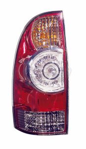 Tail Lamp Driver Side Toyota Tacoma 2005-2015 Led With Clear Center Lens Capa, To2800177C