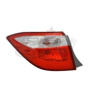 Tail Lamp Driver Side Toyota Corolla Sedan 2014-2016 Capa