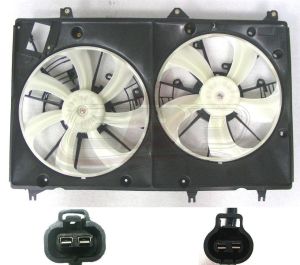 Cooling Fan Assembly Toyota Highlander 2008-2010 3.5L Without Towing Pkg , TO3115155