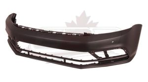 Bumper Front Volkswagen Jetta 2015-2018 Primed With Sensor Without Washer, Vw1000221U