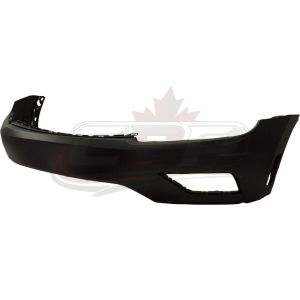 Bumper Front Volkswagen Tiguan 2018-2021 Primed Includes Tow Hook Hole Cover Without Sensor/Washer , VW1000237