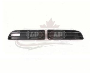 Grille Lower Driver Side Outer Volkswagen Jetta City 2007 (Matte-Black) Plastic , VW1036102