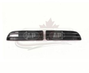 Grille Lower Passenger Side Outer Volkswagen Jetta City 2007 (Matte-Black) Plastic , VW1036103