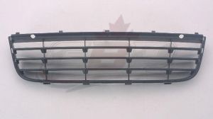 Grille Lower Center Volkswagen Jetta 2005-2010 Matt-Black Exclude Gli , VW1036106