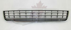 Grille Lower Center Volkswagen Touareg 2011-2014 Chrome