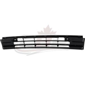 Grille Lower Center Volkswagen Passat 2016-2019 Textured Black With Chrome Bar With Sensor Without Gt/R-Line , VW1036142