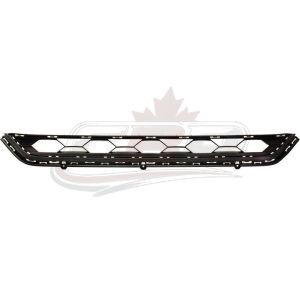 Grille Lower Volkswagen Tiguan 2018-2021 Textured Black Without Sensor , VW1036143