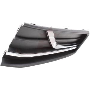 Fog Lamp Cover Front Driver Side Volkswagen Passat 2016-2019 With Chrome Moulding , VW1038145