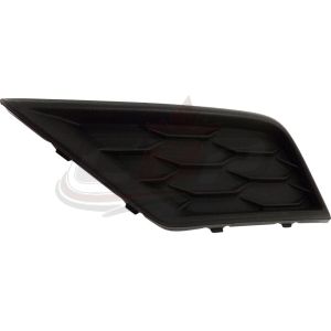 Grille Driver Side Upper Volkswagen Tiguan 2018-2021 Textured Without Sensor , VW1038158
