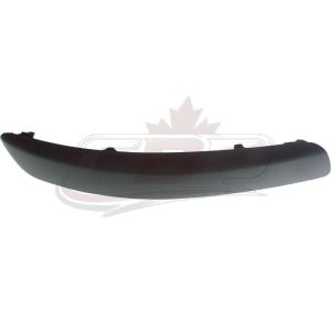 Bumper Moulding Front Primed Passenger Side Volkswagen Rabbit 2006-2009 (Without Head Lamp Washer) , VW1047103