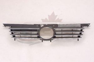 Grille Volkswagen Jetta 1999-2005 Matte Black With Chrome , VW1200138