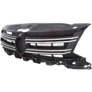 Grille Black Volkswagen Tiguan 2012-2017 With Chrome Moulding, Vw1200160U