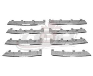 Grille Moulding Kit Volkswagen Jetta Wagon 2009 Chrome (8Pc/Set) , VW1211100
