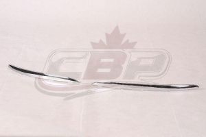 Grille Lower Moulding Chrome Driver Side Volkswagen Jetta Wagon 2009 (Fog Lamp Cover Mldg) , VW1212100