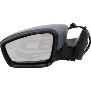 Mirror Driver Side Volkswagen Jetta 2011-2018 Power Heated Ptm Without Signal/Lane Change Assist/Blis , VW1320160