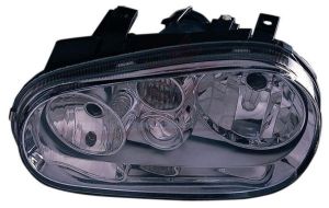 Head Lamp Passenger Side Volkswagen Golf 1999-2002 Without Fog (Chrome Bezel) High Quality , VW2503113