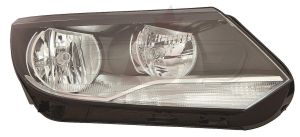 Head Lamp Passenger Side Volkswagen Tiguan Limited 2017-2018 Halogen High Quality , VW2503152