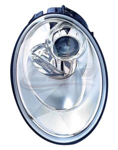 Head Lamp Passenger Side Volkswagen Beetle 2006-2010 Halogen Capa, Vw2519109C