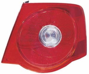 Tail Lamp Driver Side Volkswagen Jetta 2005-2007 (Red Lens) Capa, Vw2800123C